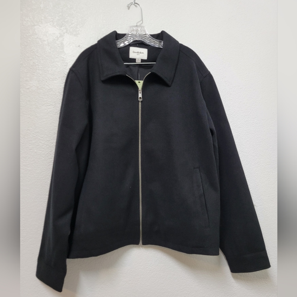 Goodfellow & Co Black Zipup Jacket Xlarge Nwt